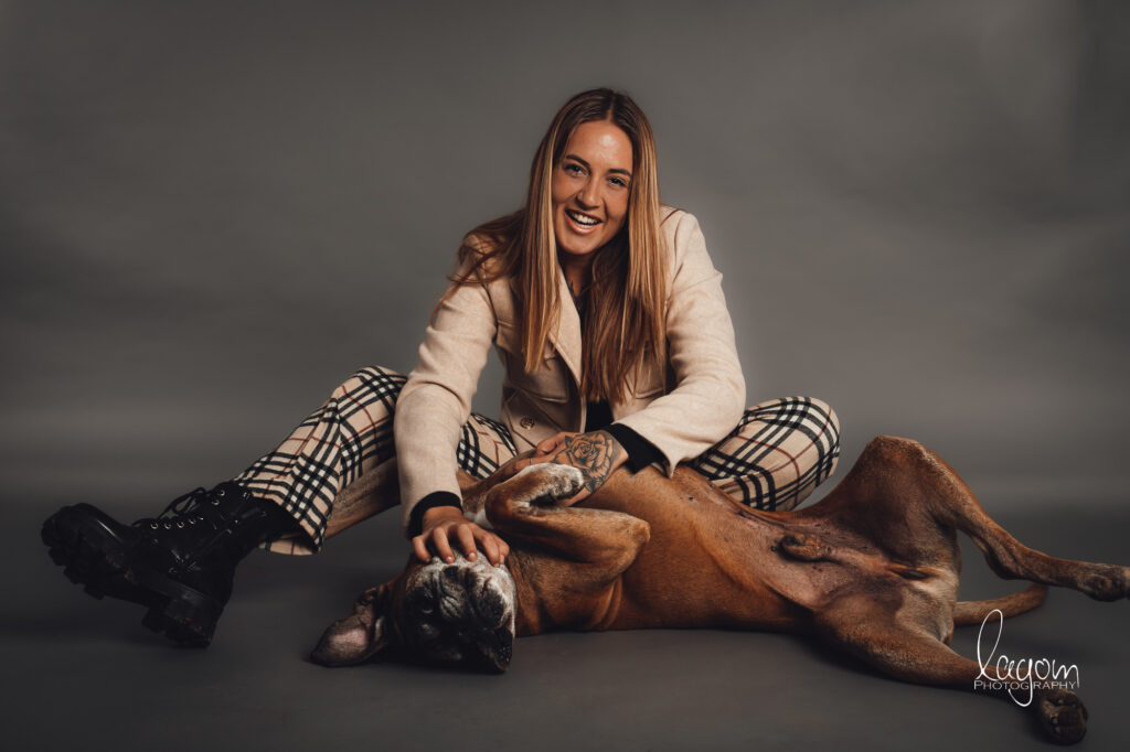 Studioshooting mit Haustier